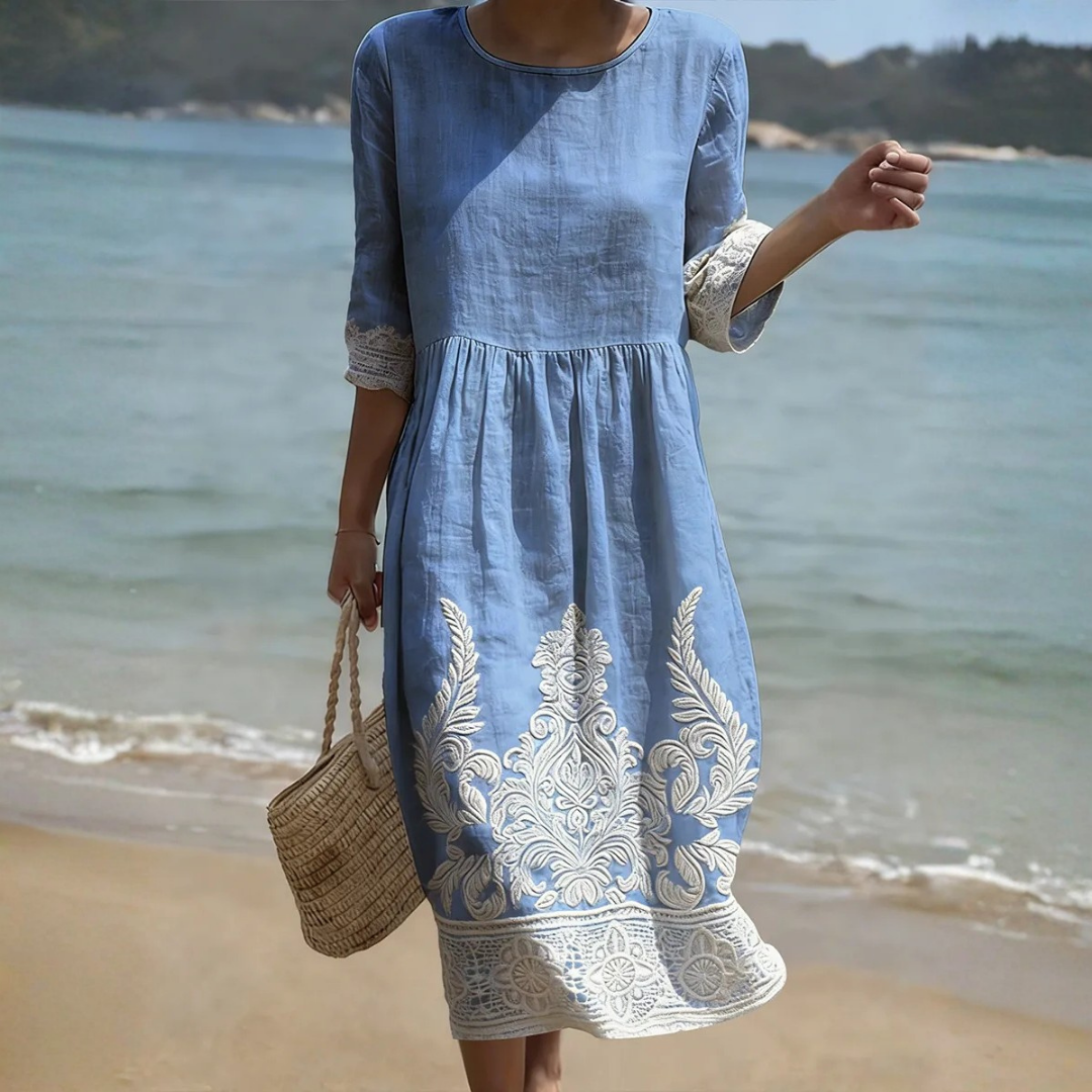Amber | Elegant Floral Dress