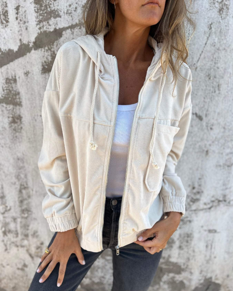 Ella™ | Zomerjas met capuchon en ritssluiting