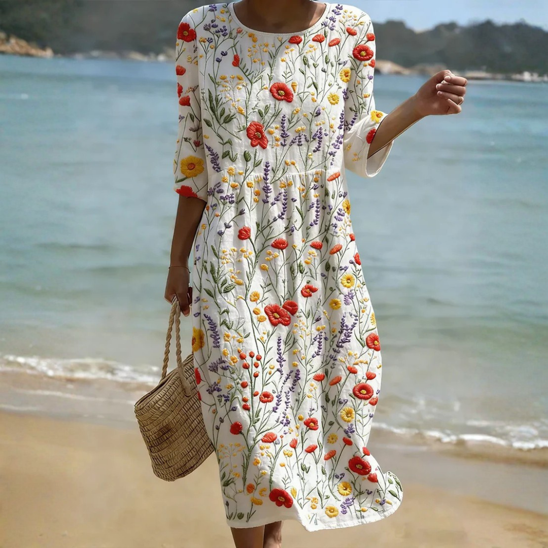 Nicole | Elegant Floral Dress