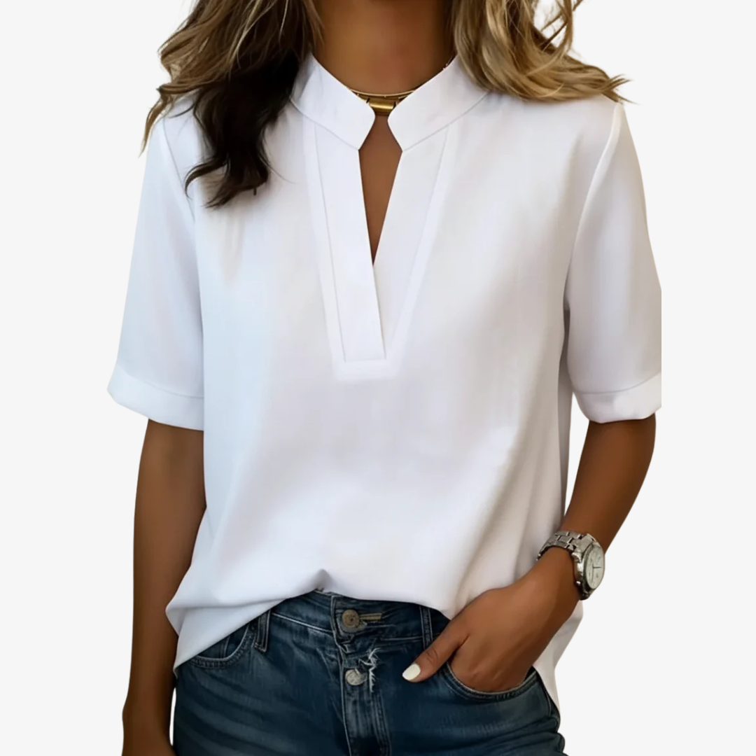 Elisa | Elegant Blouse with Refined Collar