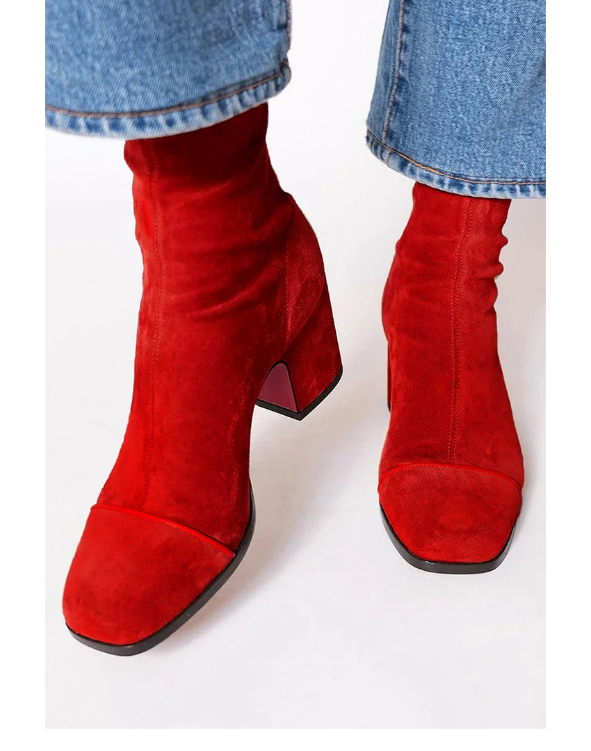 Lotte™ | Ankle Boots with a Square Toe
