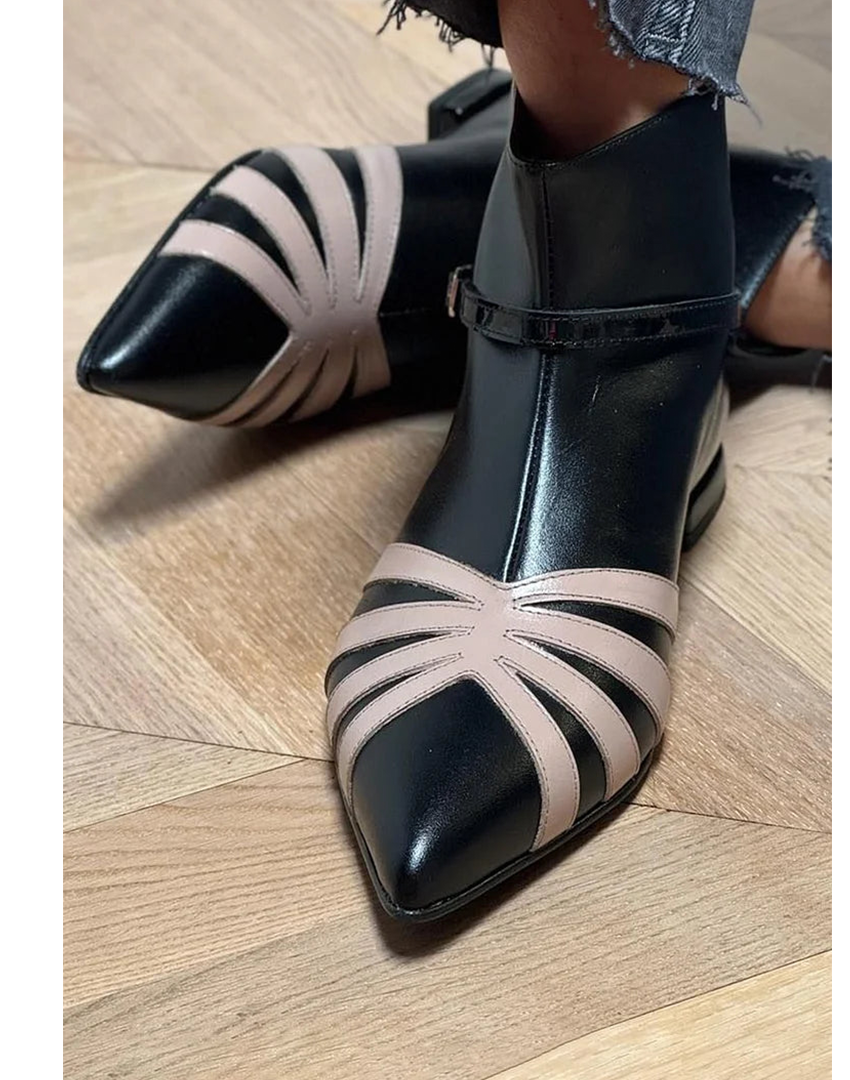 Mila™ | Geometric Ankle Boots