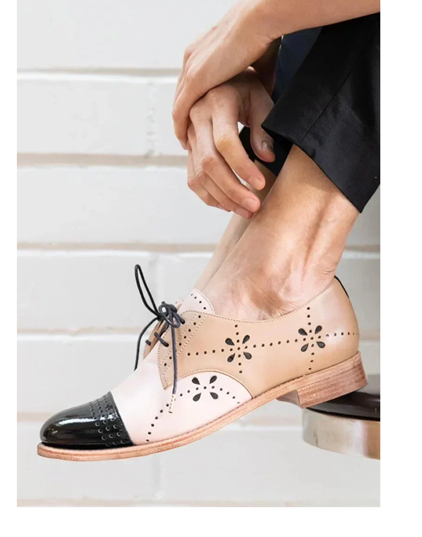 Floor™ | Tweekleurige Oxford Schoenen