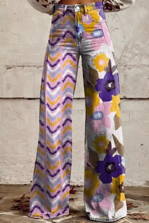Isadora - Boho Bloemen Broeken