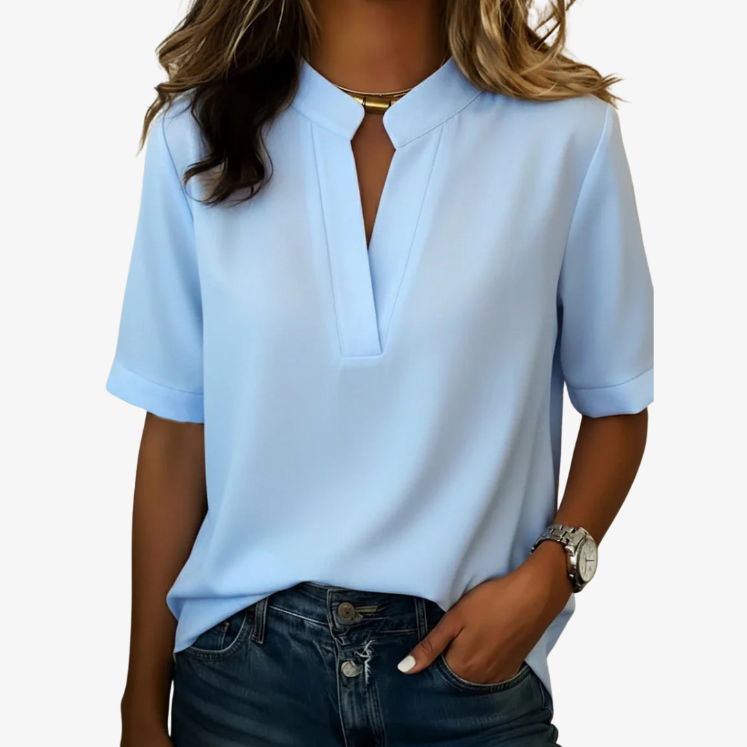 Elisa | Elegant Blouse with Refined Collar
