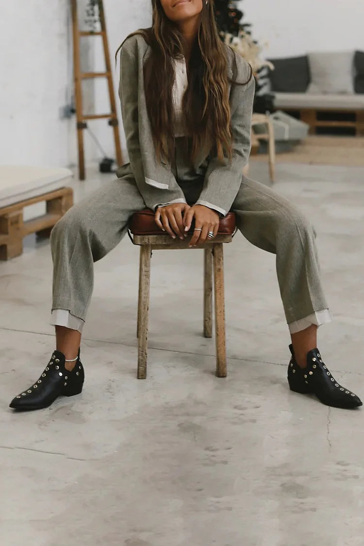 Noor™ | Ankle Boots with Studs