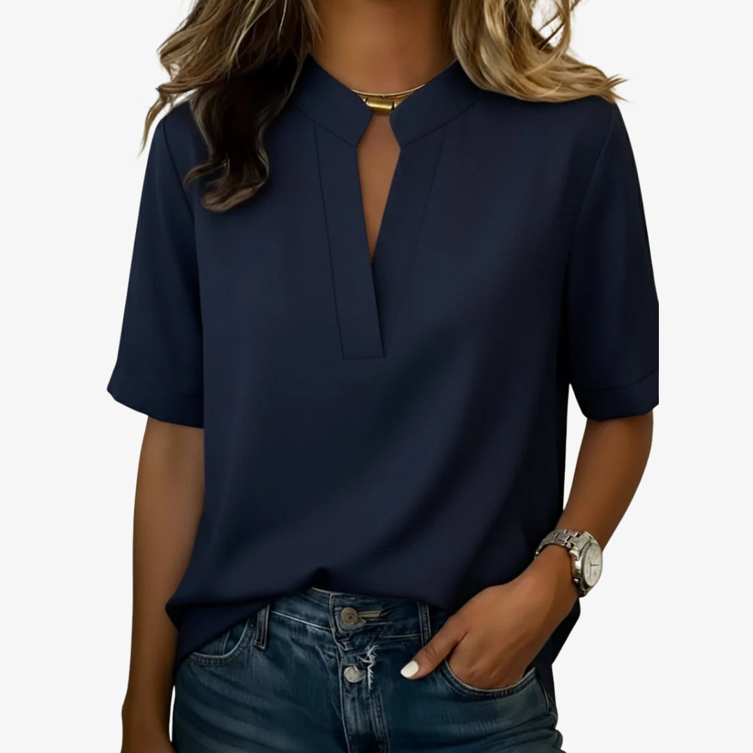 Elisa | Elegant Blouse with Refined Collar