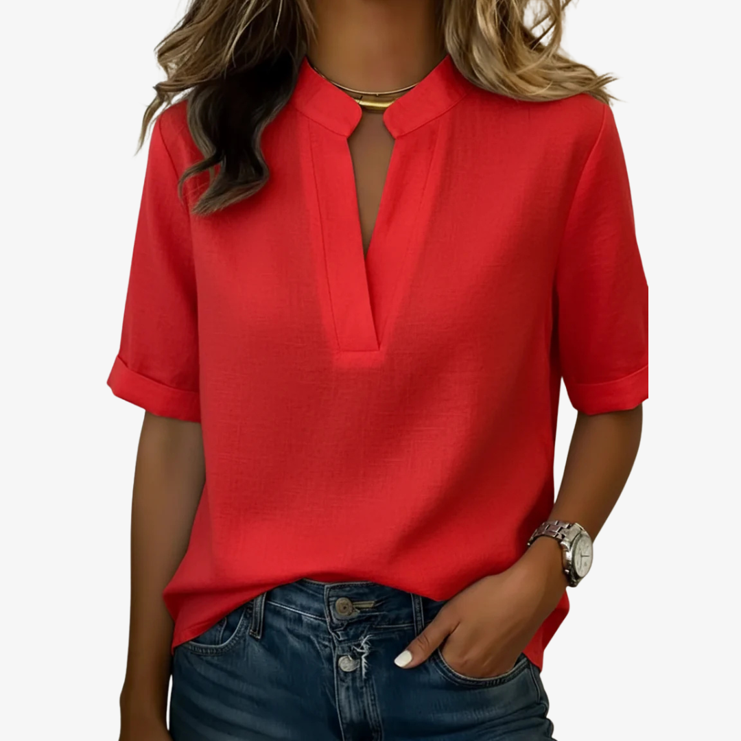 Elisa | Elegant Blouse with Refined Collar