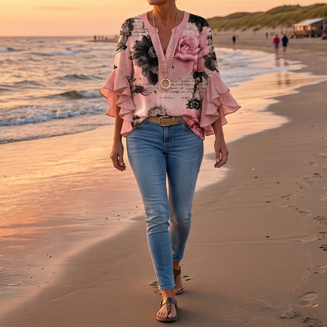 Melinda - Casual Vintage Blouse