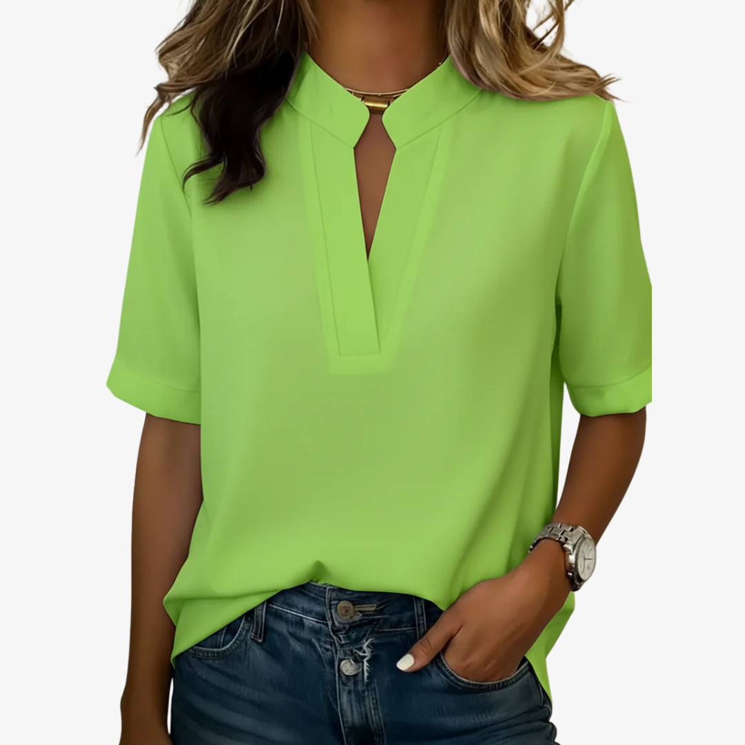 Elisa | Elegant Blouse with Refined Collar
