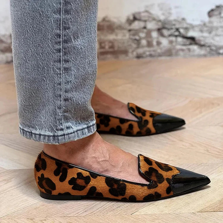 Lieke™ | Ballerina's met Dierenprint