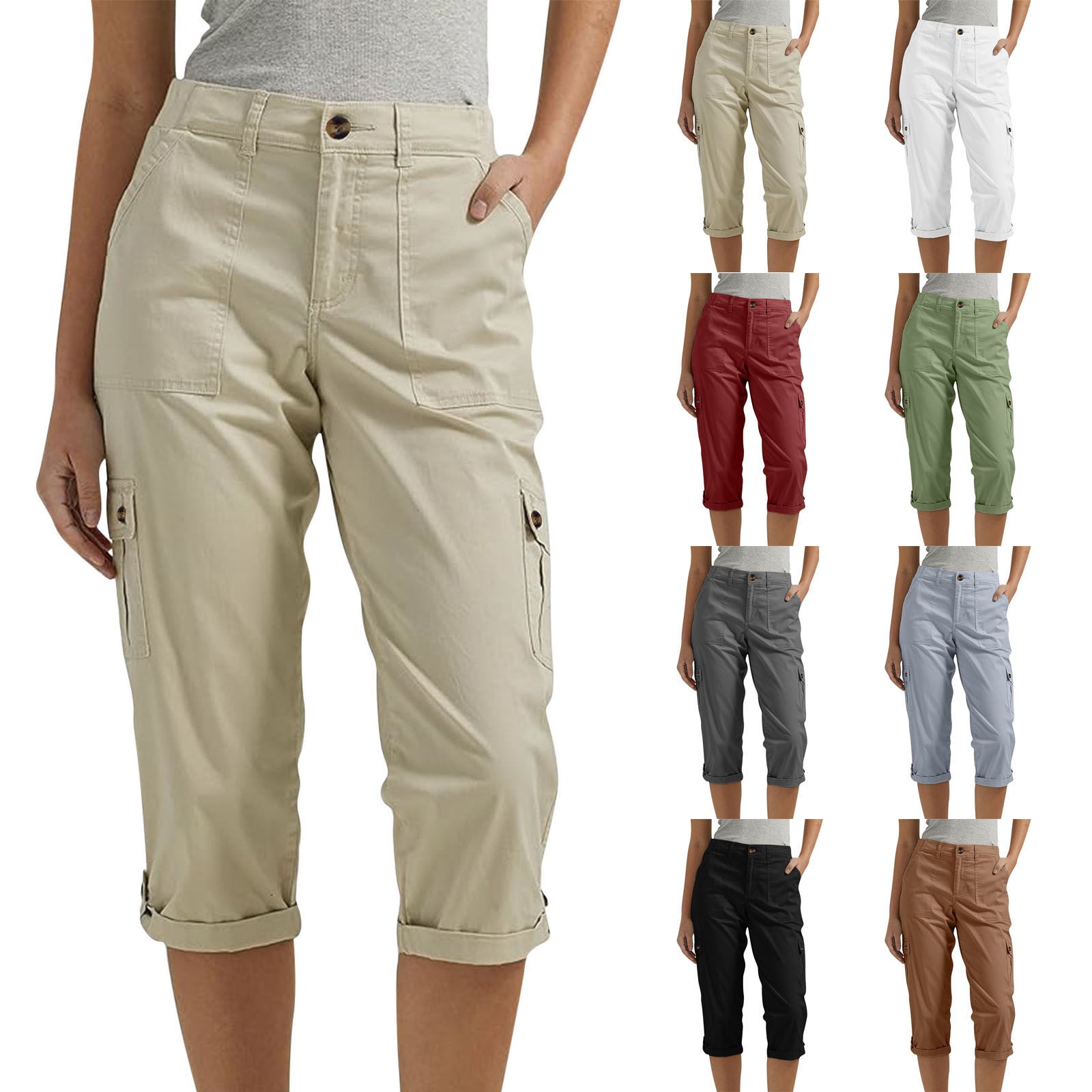 LindenBoutique® | Capri Broek met Meerdere Zakken en Comfortabele Pasvorm voor Maximale Bewegingsvrijheid