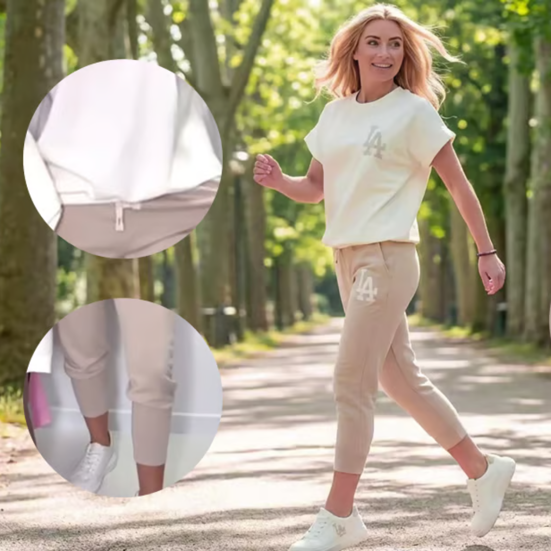 Set - Sportieve Broek en T-shirt met Letterprint