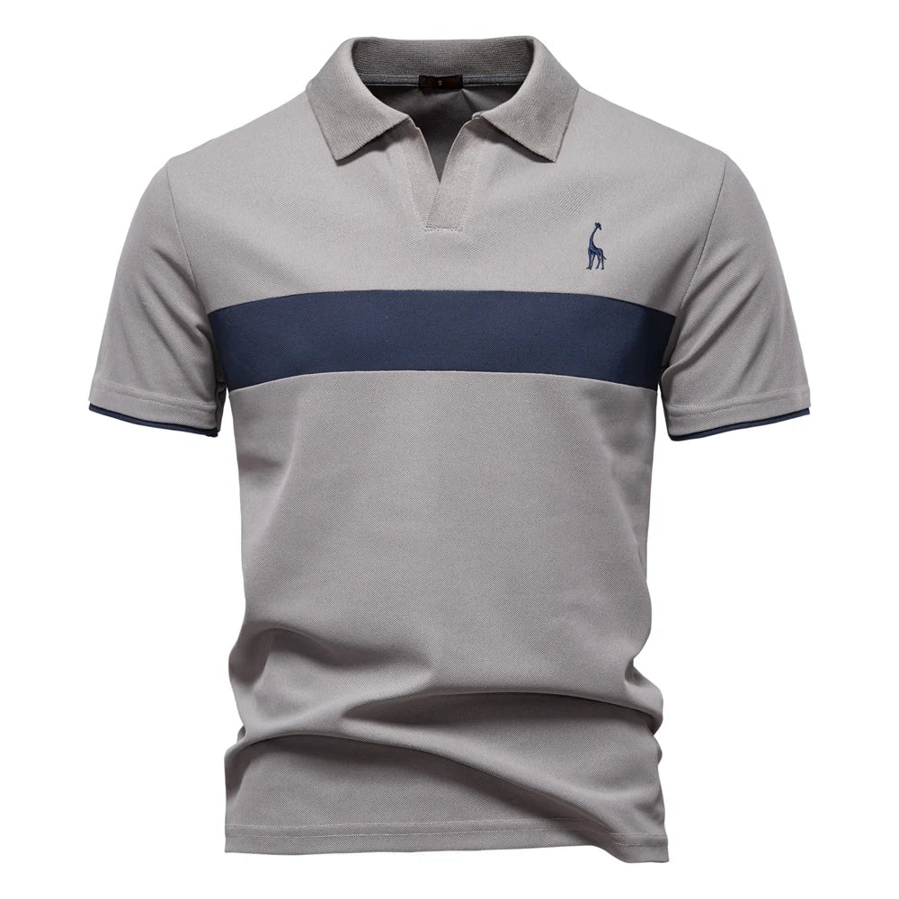 LindenBoutique™ | Heren Polo Met Kleurenblok