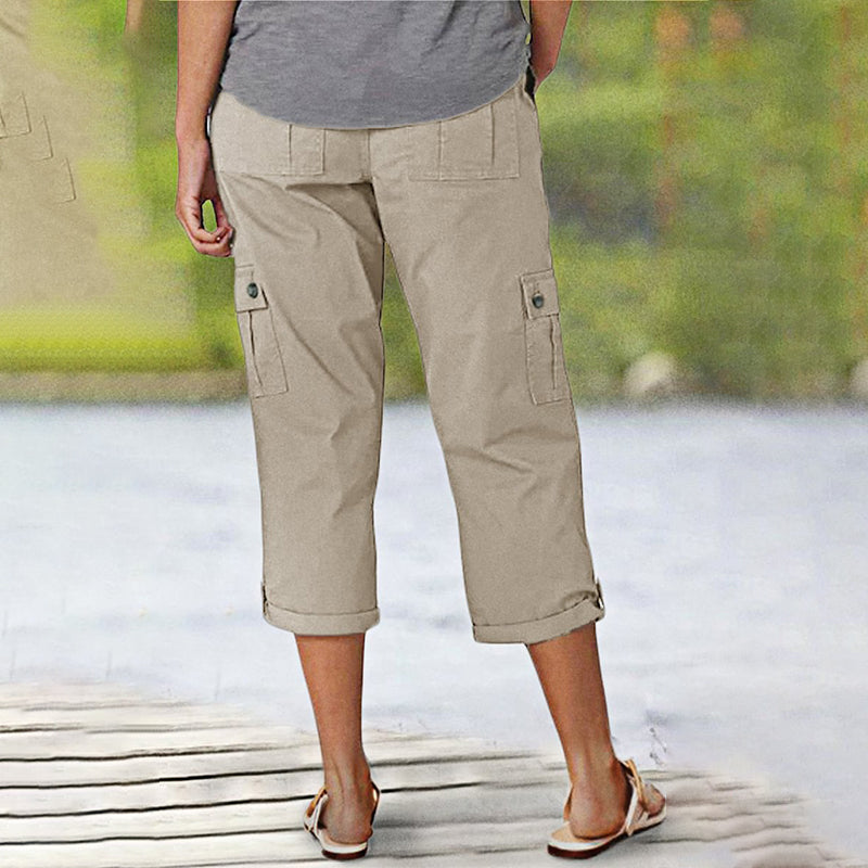 LindenBoutique® | Capri Broek met Meerdere Zakken en Comfortabele Pasvorm voor Maximale Bewegingsvrijheid