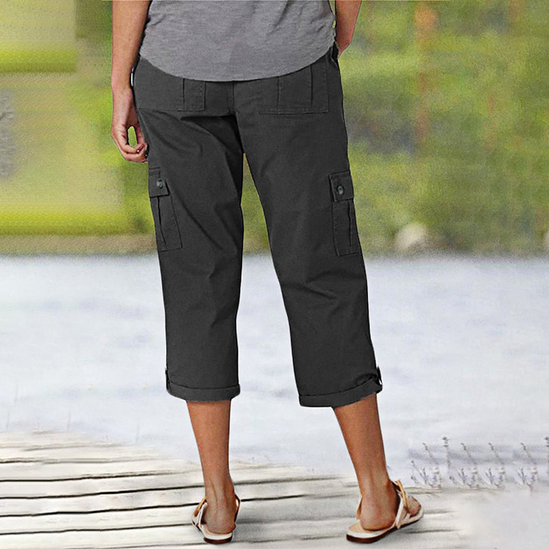 LindenBoutique® | Capri Broek met Meerdere Zakken en Comfortabele Pasvorm voor Maximale Bewegingsvrijheid